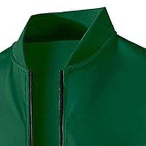 Veste universitaire en cuir noir et blanc avec manches en cuir, service OEM 2025, veste de baseball pour hommes - Product Image 2