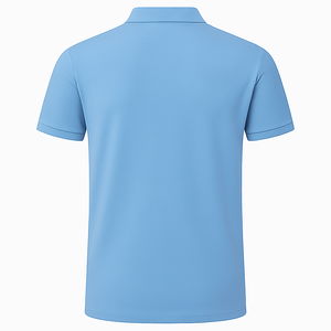 Polo transpirable ligero y personalizado para hombre, camiseta Glof de mezcla de algodón de manga corta lisa de primera calidad para uso diario informal - Product Image 2