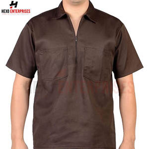 พรีเมี่ยมคุณภาพโลโก้ที่กําหนดเองผ้าฝ้ายครึ่งซิปเสื้อยืดคุณภาพสูงครึ่งซิปเสื้อยืดสําหรับชายผ้าฝ้าย 100% ครึ่งซิปเสื้อยืด - Product Image 5