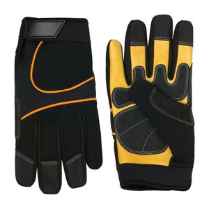 Gants de travail de sécurité avec logo imprimé personnalisé en cuir de vachette de qualité supérieure Nouveaux gants de travaux de construction extérieurs à prix compétitif - Product Image 4