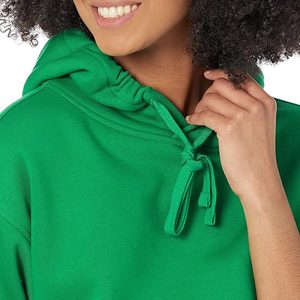 Sudaderas con capucha de talla grande de algodón de manga larga con logotipo personalizado para mujer, jersey de talla grande a precio barato para mujer, ropa de calle a la moda - Product Image 3