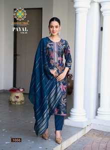 Conjunto de Dos Piezas Maruti Fashion de Primera Calidad, Estilo Tradicional con Bordado Jacquard, Largo hasta la Rodilla, Corte Regular - Product Image 5