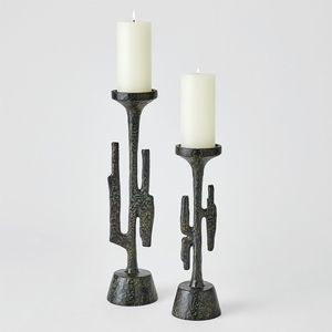 Porte-bougie en métal artisanal élégant pour la décoration de Noël, centre de table et arrangement d'éclairage de table romantique - Product Image 3