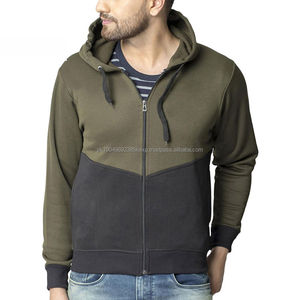 Sweat-shirt à capuche zippé en molleton français 500 g/m², sweat-shirt zippé court pour homme, pantalon de survêtement et sweat-shirt personnalisés pour homme - Product Image 5