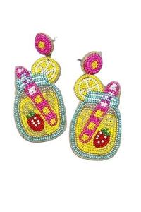 Pendientes de Diseño de Hojas con Cuentas Hechos a Mano, Joyería de Moda para Mujer al Mejor Precio - Product Image 6