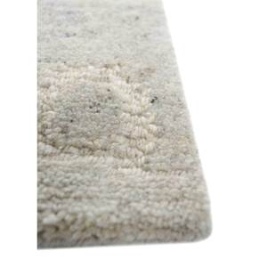 Alfombra de Lana Anudada a Mano con Diseño Geométrico para Sala de Estar - Alfombra Tabriz Rectangular de 10 mm de Grosor para Decoración del Hogar - Product Image 4