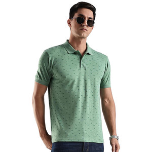Camiseta Polo ajustada personalizada para hombre con tela elástica para una comodidad atlética y estilo moderno Camiseta polo ligera para hombre - Product Image 1