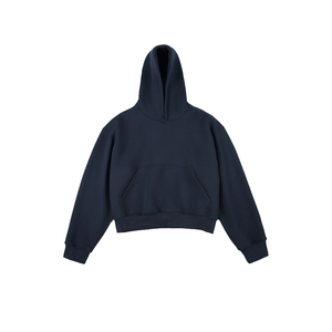 Diseño personalizado 500gsm Heavy Oversized Hoodie Hip Hop en blanco Hombres Algodón 100% Hoodie Heavy Thick Heavyweight Hoodie - Product Image 3