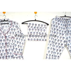 Conjunto de Pijama Informal para Mujer, Estampado Floral Digital, Manga Larga, 100% Algodón, Transpirable, Ropa de Dormir, Regalo - Product Image 4