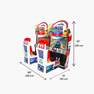 Juego de 2 máquinas recreativas LED Daytona Championship USA DLX de 47 pulgadas usadas - Product Image 3