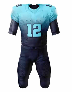 Uniforme de fútbol americano personalizable de moda para adultos Transpirable Cómodo Calidad Premium Técnicas impresas cortas - Product Image 2