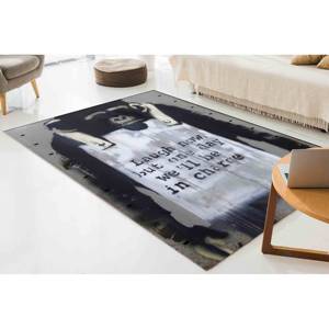 Alfombra Estampada - Diseño Único de Mono para Decoración Moderna del Hogar, Alfombra de Terciopelo - Product Image 3
