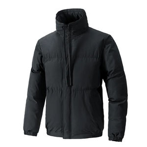 Nouvelle parka décontractée d'hiver 2026 pour homme, épaisse, coupe ample, coupe-vent, veste à col montant, vêtement d'extérieur personnalisable pour temps froid - Product Image 3