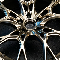Jantes en alliage d'aluminium forgé sur mesure JWYC, chromées, 25 mm, 16-26 pouces, nouvelles pièces légères pour Mercedes, pour Corvette