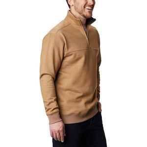 Vente en gros de haute qualité col montant quart de fermeture éclair pull O cou sweat pull hommes polaire sweats avec service OEM - Product Image 3