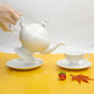 OEM के सर्वश्रेष्ठ बेच कॉफी चाय सेट और चाय सेट लक्जरी उच्च गुणवत्ता चमेली चाय रेस्तरां और होटल के लिए सेट थोक निर्माण