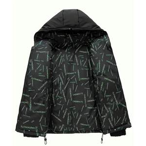 OEM <b>Men's</b> Reversible Puffer <b>Jacket</b> Loose Fit Lightweight Double-Sided <b>Woolen</b> Fabric Custom Made Winter Streetwear Style - Product Image 3