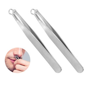 Pinzas universales para recortar el vello de la nariz, cortapelos de acero alemán con punta redonda, pinzas para hombres y mujeres - Product Image 6