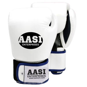 Gants d'entraînement de kick-boxing thermiques en cuir de vachette, anti-humidité, avec fermeture robuste, imprimés rose pâle - Product Image 1