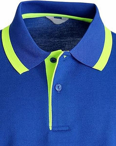 Polo de golf de haute qualité pour hommes T-shirts polo 100% coton imprimés à manches courtes - Product Image 4