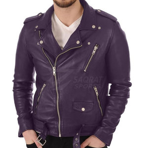 Wholesale High Quality Men's <b>Winter</b> <b>Leather</b> <b>Jacket</b> Cow Skin Material Waterproof Breathable Front Logo Customizable Sizes Colors - Product Image 1
