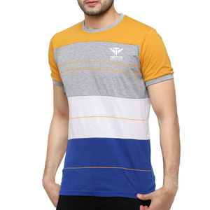 T-shirt homme 100% coton, coupe ample, logo imprimé sur mesure, vente directe d'usine, confortable pour l'été. - Product Image 5
