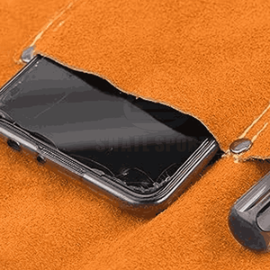 Delantal de soldadura de cuero dividido resistente de alta calidad, ignífugo e impermeable, ropa de trabajo de seguridad industrial sin mangas - Product Image 5