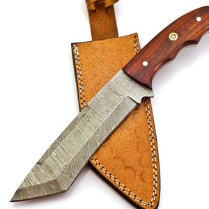 Cuchillo de Supervivencia de Acero con Patrón Damasco Hecho a Mano con Mango Duradero para Actividades al Aire Libre, Preparación de Alimentos y Uso Diario - Product Image 2