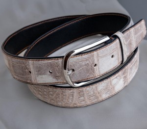 Hecho a mano Moda Durable Hombres con estilo Cinturones Buena calidad Hombres Diseño clásico Cuero genuino Hombres Cinturón - Product Image 4