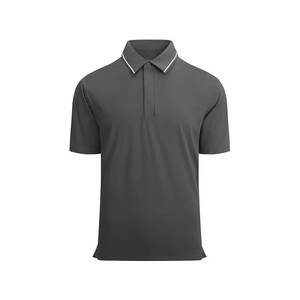 Polos de estilo callejero informales para hombre lisos de algodón 100% en blanco de color personalizado de alta calidad - Product Image 6