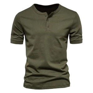 Regular Fit Heavy <b>Men's</b> Short Sleeve <b>T</b>-<b>Shirt</b> 9.9oz 230gsm 100% Cotton Solid Trend Leisure Eco-Friendly Breathable <b>Green</b> White - Product Image 3