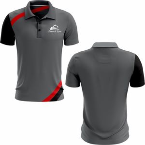 Camiseta de Trabajo de Verano para Hombre, 100% Poliéster, Personalizada con Logotipo Estampado o Liso, Tejida, de Secado Rápido - Product Image 3