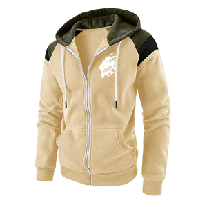 Vente chaude en détresse broderie Sublimation Logo personnalisé sweat à capuche avec fermeture éclair impression bouffante sweats à capuche - Product Image 5