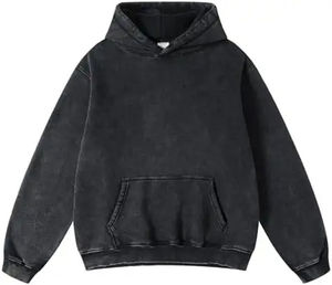 Sudadera de lavado ácido para hombre, novedad de 2025, Color y tamaño personalizados, el mejor proveedor, servicio OEM para sudaderas con capucha de invierno - Product Image 2