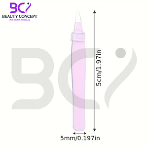 Stainless Steel Eyebrow Tweezers, Colored Beauty <b>Makeup</b> <b>Tool</b> for Hair Removal, Double Eyelid False Eyelashes - Product Image 5