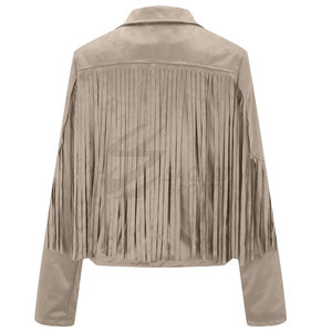 Chaqueta de mujer a la moda de último diseño, precio al por mayor, chaquetas occidentales de cuero transpirables para mujer más vendidas - Product Image 2