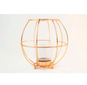 Portavelas votivas tradicionales de cobre para mesa, para interiores y exteriores, para velas de té, decoración para el hogar, hotel, oficina, bodas y fiestas. - Product Image 1