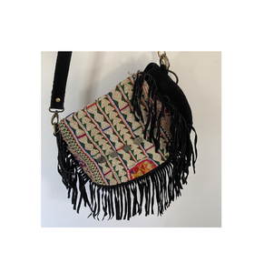 กระเป๋าชายหาดสไตล์โบฮีเมียนทอหลากสีสไตล์โบฮีเมียนสำหรับใช้ในชีวิตประจำวันผู้จำหน่ายอินเดีย - Product Image 3