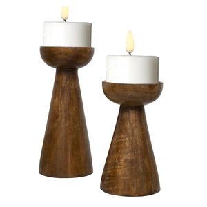Elegante candelabro de madera de mango, respetuoso con el medio ambiente y de calidad de exportación para la decoración navideña del hogar, con descuento - Product Image 6