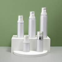 Bouteilles pulvérisatrices givrées personnalisables multi-tailles, rechargeables, en plastique double couche pour cosmétiques et soins de la peau, idéales pour les voyages