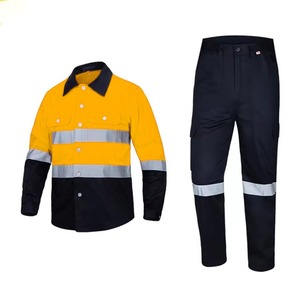 Men's Spring Autumn Work Suit Thickened Wholesale Flame Fire Clothing Safety Working Suit Customize Work Wear Working Suit - Product Image 3