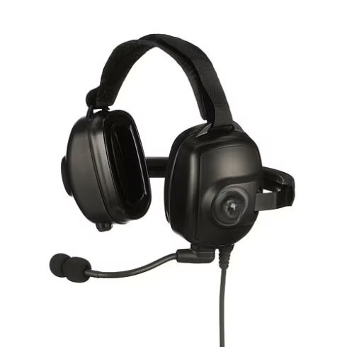 OEM PMLN6760A Heavy Duty Push Talk Headset Digital Display Battery Indicator Dynamic Vocalism for XPR3000 Radios