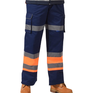 Pantalons de travail pour hommes, dernière conception, réfléchissants, haute visibilité, légers, personnalisés, vente en gros - Product Image 1