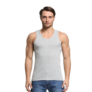 Débardeur en coton tricoté respirant et écologique à séchage rapide pour homme avec logo personnalisé, design ample d'été, gilet de sport - Product Image 5