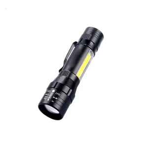 Bolígrafo de aleación de aluminio resistente al agua de alta potencia, Mini bolígrafo plano, Mini linterna Led táctica, bolígrafo, antorcha - Product Image 5