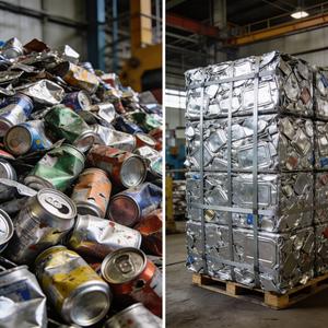 Chatarra de Aluminio UBC, Latas de Bebidas Usadas, Aluminio Procesado y Comprimido para Aplicaciones de Fundición - Product Image 4