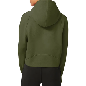 High Quality Custom Logo Printed Summer Oversized 1/4 Quarter-Zip Pullover Shirt Drop Shoulder <b>Sweatshirt</b> Workout Fitness - Product Image 2