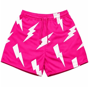 Shorts de sport pour hommes personnalisés, respirants, écologiques, à séchage rapide, taille élastique, couleur unie, avec logo personnalisé, vente en gros - Product Image 2