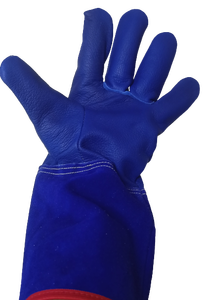 Guantes de soldadura de cuero Partido de vaca de grado superior de seguridad del fabricante de la India - Product Image 5