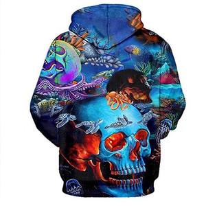 Sublimación personalizada Jersey de pesca de manga larga para hombre Sudadera con capucha de lana con cuello con capucha Conjunto de protección de torneo - Product Image 2